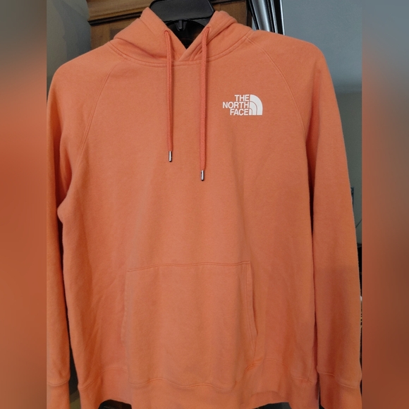 The North Face Tops - The North Face Orange Hoodie Sweatshirt